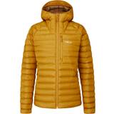 18 - Gul - L Overtøj Rab Women's Microlight Alpine Jacket - Dark Butternut