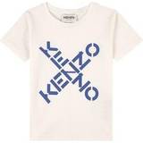 Kenzo T-shirts Børnetøj Kenzo Logo T-shirt - Off White (K25175-152)