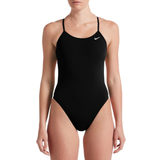 Firkantet - Polyester - Åben ryg Tøj Nike Hydrastrong Cut-Out One Piece Swimsuit - Black