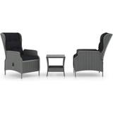 vidaXL 3060149 Loungesæt, 1 borde inkl. 2 stole