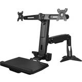 Konverter til stående skrivebord Fod, Håndleds- & Underarmsstøtter StarTech Sit Stand Dual Monitor Arm