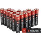 Batteri til fjernbetjening - Batterier Batterier & Opladere Verbatim AA Alkaline Compatible 20-pack