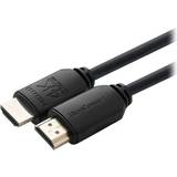 MicroConnect HDMI-kabler - Rund MicroConnect Ultra High Speed HDMI-HDMI 2.0 1m