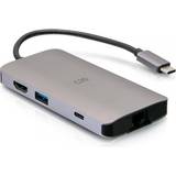 C2G Han – Hun Kabler C2G USB C-HDMI/USB A/USB C/RJ45 Adapter
