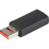 Nikkel - USB A Kabler StarTech USB A-USB A 2.0 M-F Adapter