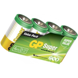 D (LR20) Batterier & Opladere GP Batteries D Super Alkaline Compatible 4-pack