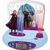 Blå - Disney Børneværelse Lexibook Frozen 2 Projector Clock with Sounds