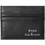 Polo Ralph Lauren Kortholdere Polo Ralph Lauren Smooth Leather Card Case - Black