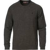 Morris Merino Oneck Sweater - Brown