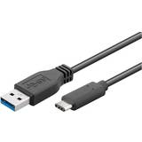 3.1 (gen.2) - PVC Kabler MicroConnect USB A-USB C 3.1 (Gen.2) 1m