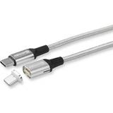 Sølv - USB-kabel Kabler eSTUFF USB C-USB C 2.0 2m