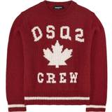 Rød Striktrøjer DSquared2 D2Kids Knit Sweater - Maroon (DQ0350D001AJDQ400)