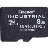 MicroSDHC Hukommelseskort & USB Stik Kingston Industrial microSDHC Class 10 UHS-I U3 V30 A1 8GB