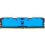 8 GB - Blå - DDR4 RAM GOODRAM IRDM X Blue DDR4 3000MHz 8GB (IR-XB3000D464L16S/8G)