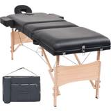 Massagebænke & Tilbehør vidaXL Foldbart 3 Zoners Massagebord 10cm Tykt