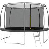 VidaXL Trampoliner vidaXL Trampolin med Stige og Sikkerhedsnet 366cm