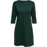 Grøn - Korte kjoler - M - Viskose Only Stretchy Dress - Green/Pine Grove