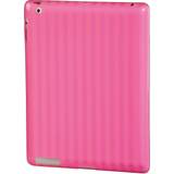 Apple iPad 4 Front- & Bagbeskyttelse Hama iPad Cover Striped Pink for iPad2,3,4