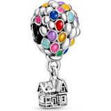 Pandora Dame Smykker Pandora Disney Pixar's Up House & Balloons Charm - Silver/Multicolour