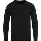 Replay Bomuld Overdele Replay Long Sleeved Raw Cut T-shirt - Black