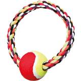 Trixie Rope Ring with Tennis Ball /