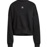 10 - 48 - Fleece Overdele adidas Women's Originals Adicolor Essentials Fleece Sweatshirt - Black