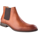 44 - Syntetisk Chelsea boots Bianco Biabyron Leather - Brown/Brandy