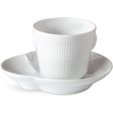 Opvaskemaskineegnede Espressokopper Royal Copenhagen White Elements Espressokop 10cl