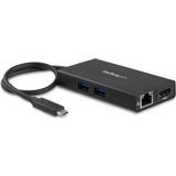 USB A - USB C Kabler StarTech USB C-2xUSB A/HDMI/RJ45/USB C M-F 0.3m