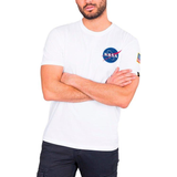 Alpha Industries Herre T-shirts & Toppe Alpha Industries Space Shuttle T-shirt - White