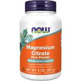 Glutenfri - Pulver Vitaminer & Mineraler Now Foods Magnesium Citrate Pure Powder 227g