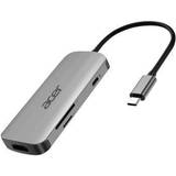 Acer Han – Hun Kabler Acer USB C - HDMI/USB A 3.2/ USB C Adapter