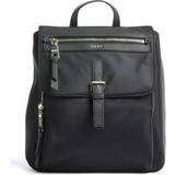 Magnetlås - Nylon Rygsække DKNY Cora Nylon Medium Backpack - Black/Gold BGD