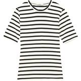 Stylein Rund hals Overdele Stylein Chambers T-shirt - White with Stripes