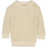 140 - Babyer Trøjer Wheat Knit Pullover Charlie - Cloud Melange (2565e-6565e-560-1101)