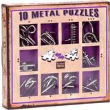 Metal 3D puslespil Eureka 10 Metal Puzzles Set Purple