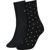 Tommy Hilfiger Prikkede Tøj Tommy Hilfiger Dot Classic Socks 2-pack - Black
