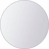 Oval - Transparent Spejle vidaXL - Vægspejl 20.5x20.5cm