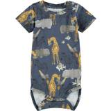 Zebra Bodyer Name It Printed Romper - Blue/Vintage Indigo (13194241)