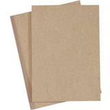 Beige Papir Creativ Company Cardboard Natural A4 220g 10 sheets