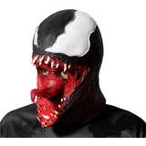 Rød Heldækkende masker Kostumer Th3 Party Monster Mask Red/Black