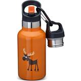 Plast Børnetermokander Carl Oscar TEMPflask Orange Moose 350ml
