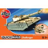 Airfix Katte Legetøj Airfix Quickbuild Challenger Tank Desert J6010