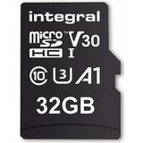 Integral 32 GB Hukommelseskort Integral MicroSDHC Class 10 UHS-I U1 V10 A1 100MB/s 32GB