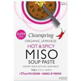 Appelsiner Færdigretter Clearspring Organic Instant Miso Soup Paste - Hot & Spicy 60g 4stk