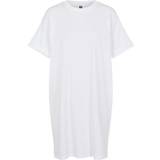 Hvid - Løs Kjoler Pieces Ria T-shirt Dress - Bright White