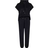Kort ærme - XS Jumpsuits & Overalls Neo Noir Uma Light Sweat Jumpsuit - Black