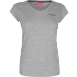 22 - V-udskæring Overdele LA Gear V-Neck T-shirt Ladies - Grey Marl