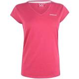 22 - V-udskæring Overdele LA Gear V-Neck T-shirt Ladies - Brt Pink