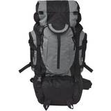 vidaXL Hiking Backpack XXL 75L - Black/Grey